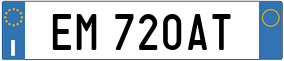 Truck License Plate